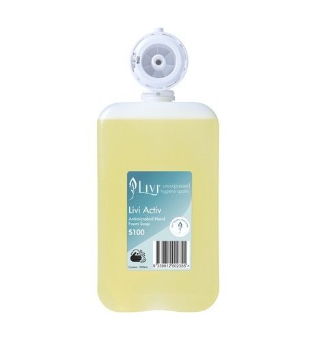 Livi Activ Antimicrobial Hand Foam Soap – S100